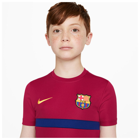 Nike Παιδική κοντομάνικη μπλούζα FC Barcelona Pro Nike Παιδική κοντομάνικη μπλούζα FC Barcelona Pro